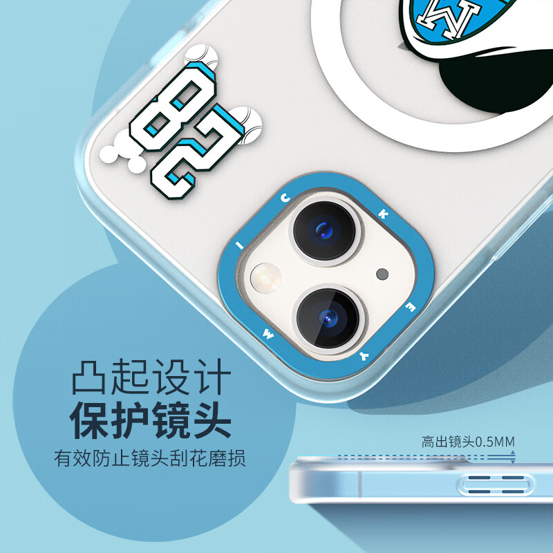 ESCASE 苹果14手机壳磁吸iPhone13保护套MagSafe充电壳防摔创意个性情侣磨砂防指纹迪士尼保护壳高清大图