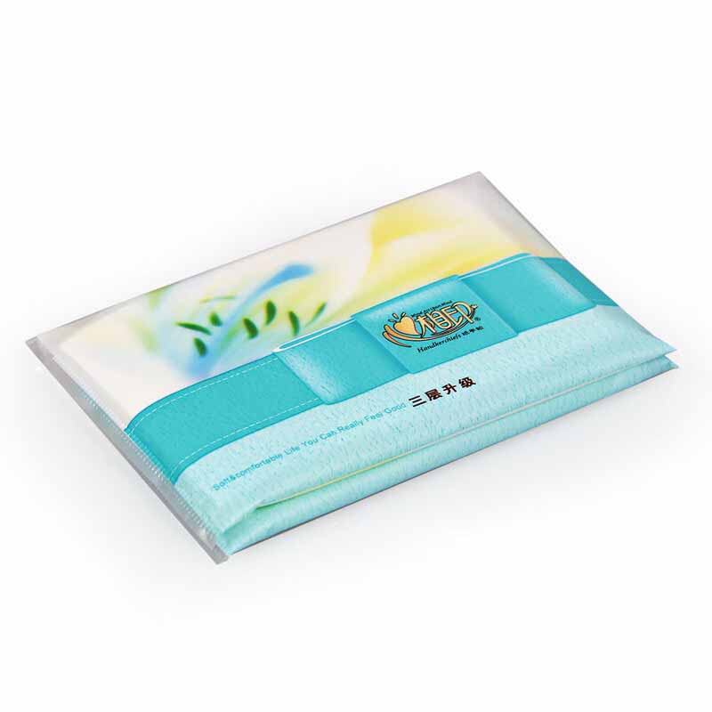 心相印手帕纸皮夹式餐巾纸便携式纸巾9包*9条W112高清大图