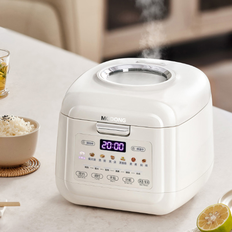 摩动电饭煲2L白色低糖款MD-FB20W-T不易粘抗菌内胆高清大图