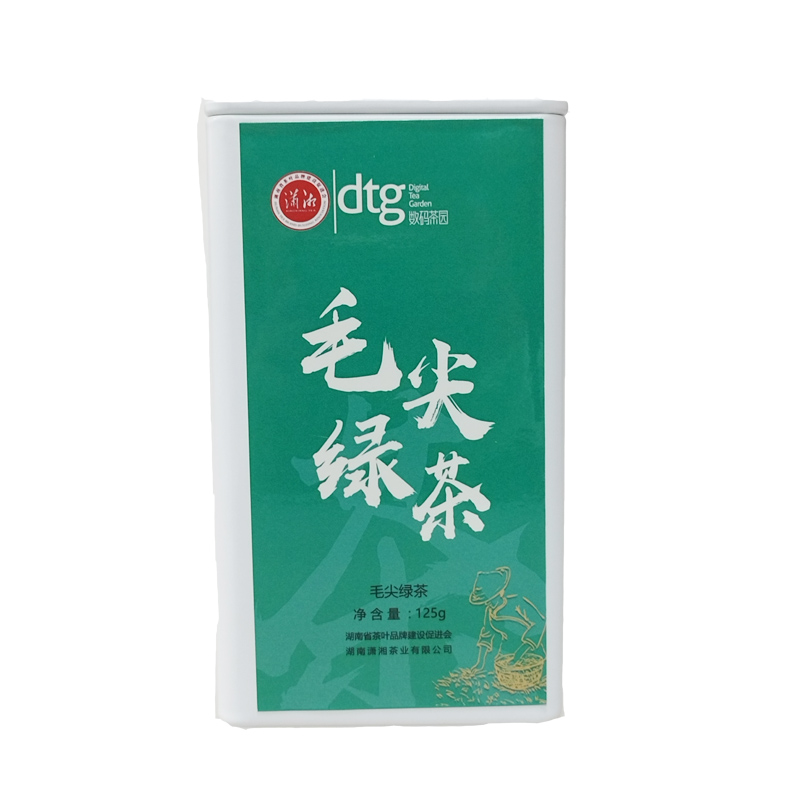 数码茶园牌毛尖绿茶125g 罐高清大图