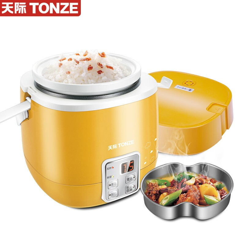 天际(TONZE)电饭煲3L陶瓷内胆煮粥煮饭煲汤智能预约瓷胆智能家用煮粥煲汤煮饭双重控温悬浮碗型加热柴火饭FD30A-W