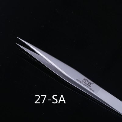 27-SA 4A金标防静电嫁接睫毛镊子 开花镊子种睫毛镊子超精密睫毛夹子