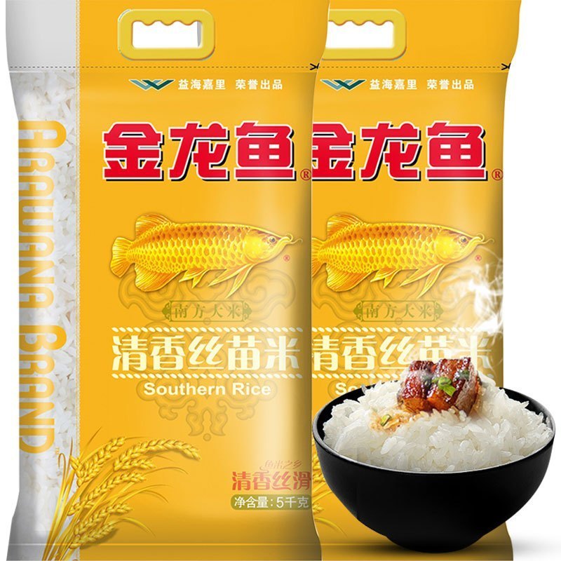 金龙鱼 清香丝苗米 5kg*4袋/箱 (单位:箱)
