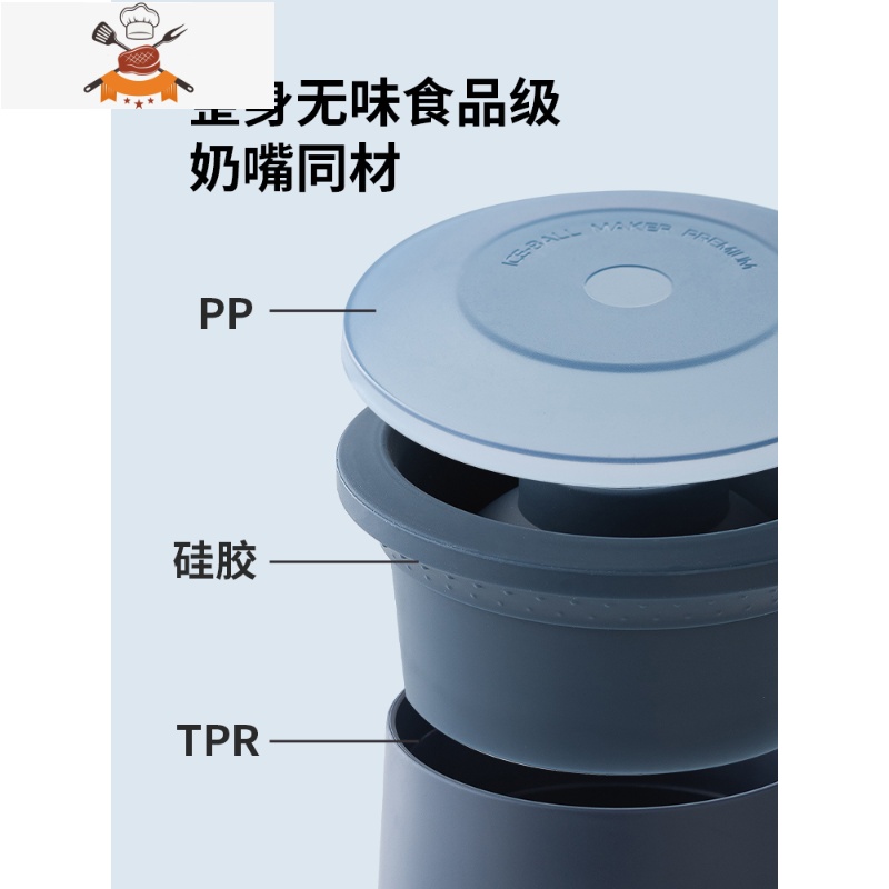 冻冰块模具冰球威士忌圆形硅胶冰格家用自做冰块制冰器冰盒 敬平 亮黄高清大图