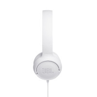 JBL TUNE 500 头戴式有线耳机耳麦 运动耳机+游戏耳机 象牙白