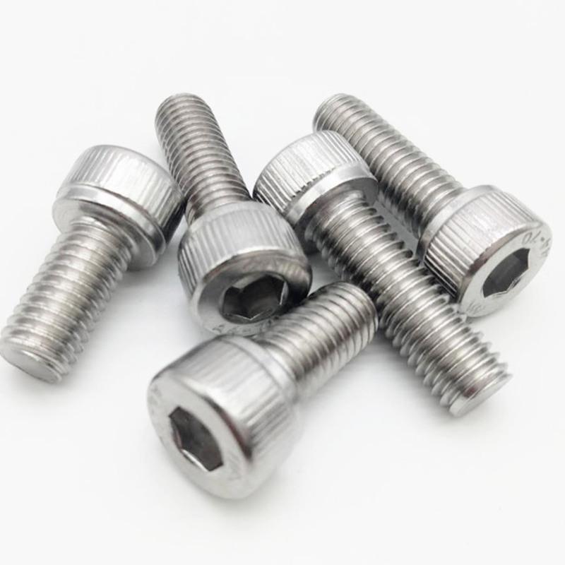 m5m6m8m10304不锈钢内六角螺丝圆柱头螺栓杯头螺钉1216150