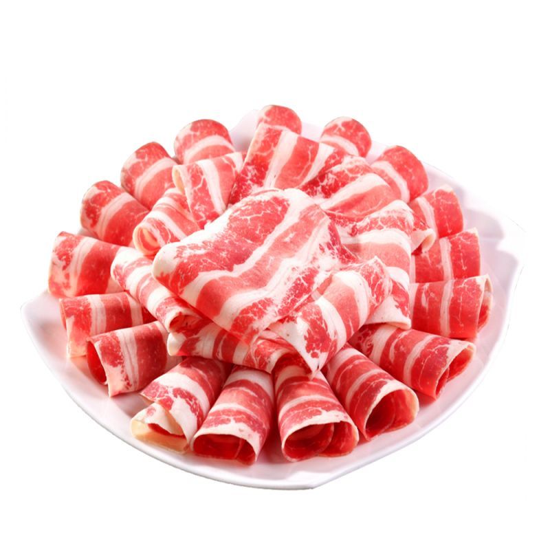 1920 宁夏西吉 国产 宁夏滩羊羔羊肉片卷袋装 涮肉火锅食材 冰鲜羊肉