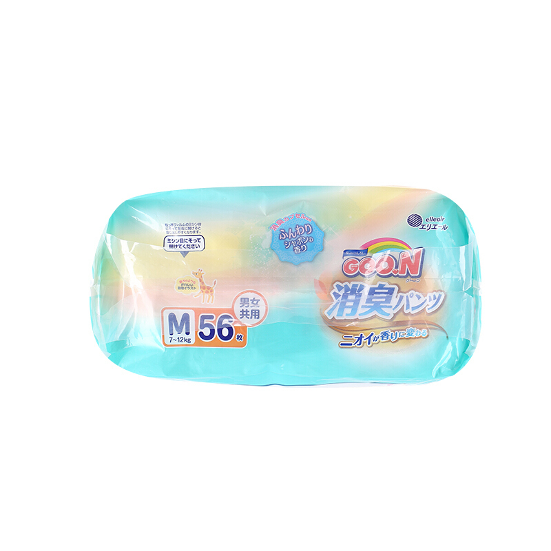 大王(GOO.N) 消臭拉拉裤纸尿裤 M56 7kg-12kg