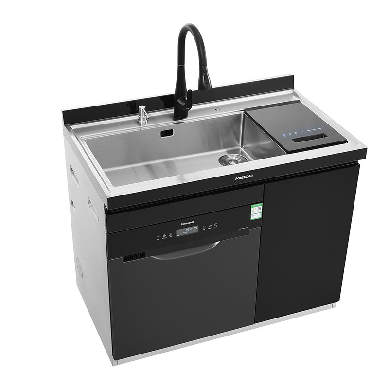 美大(MEIDA)多功能集成水槽消毒柜一体机M90X新品2022不锈钢大容量厨房家用一机多用