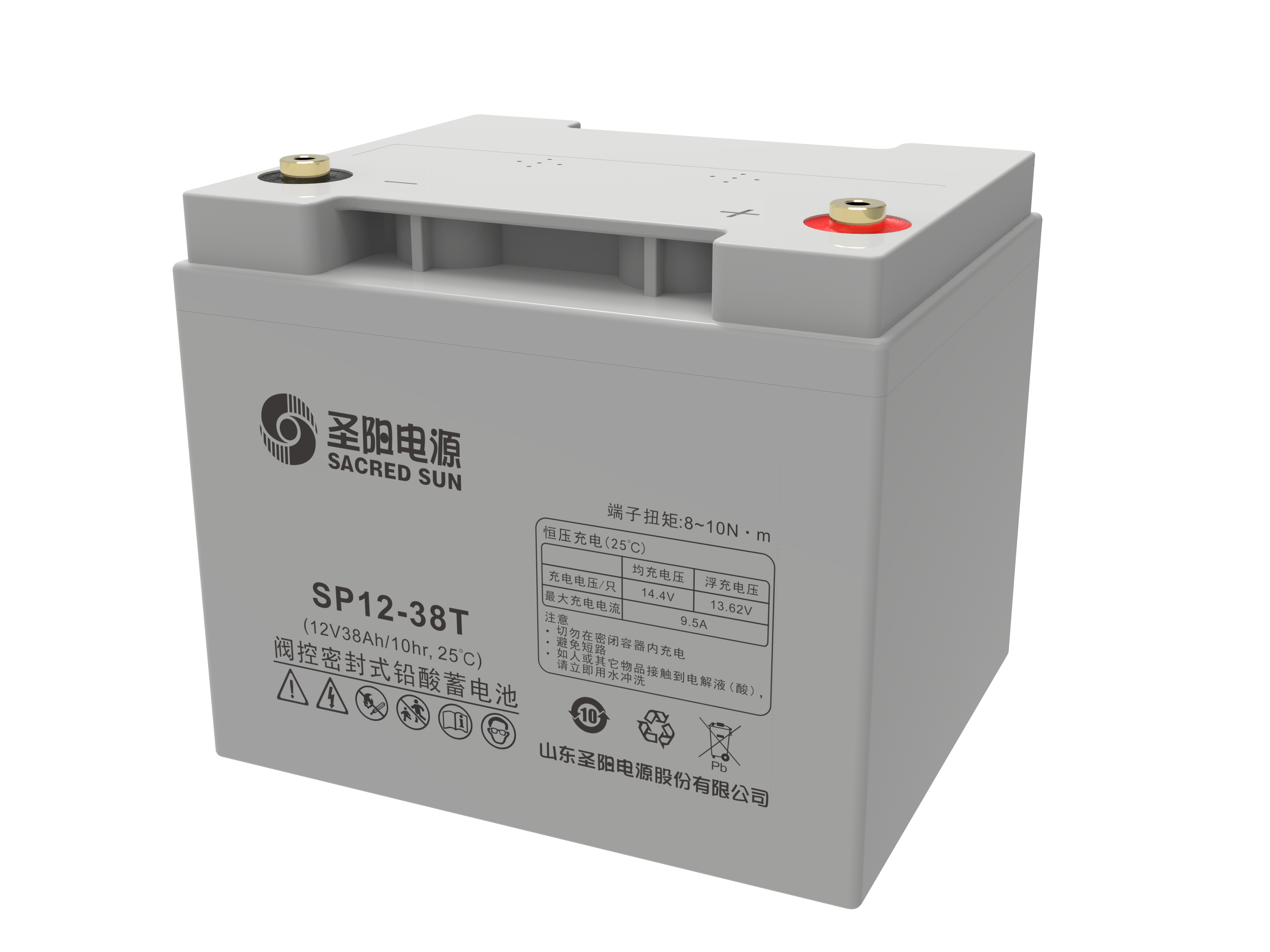 圣阳电源 蓄电池 SP12-38T 套高清大图