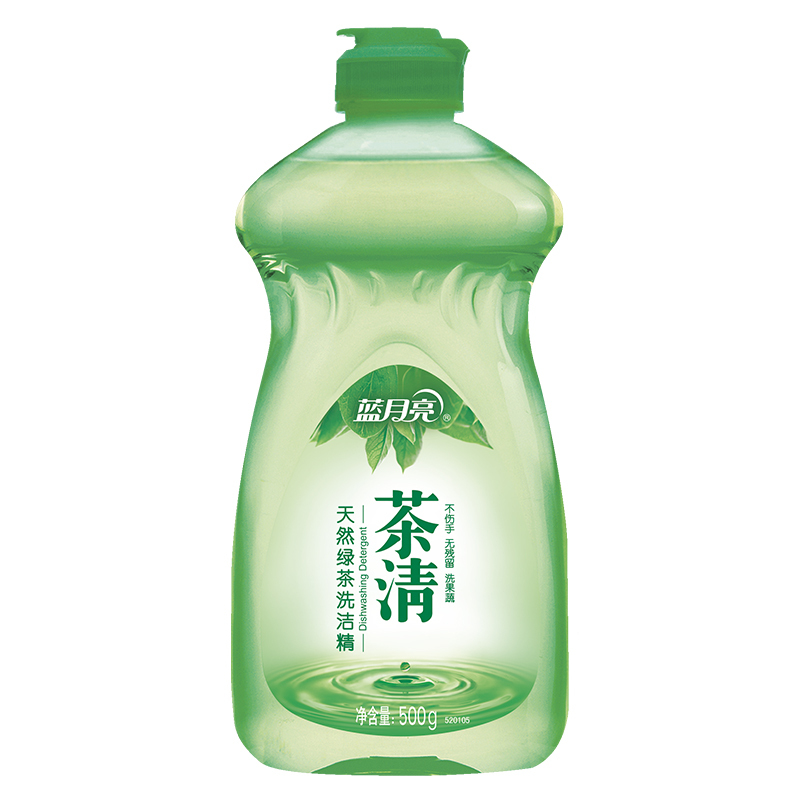 蓝月亮家庭清洁五件套2.6kg:洗衣液+衣领净+油污克星+洗洁精+地板水高清大图
