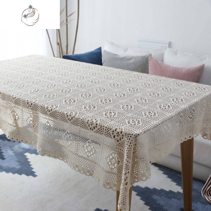 北欧桌布布艺米白耐脏餐桌垫化妆台通用罩布个性怀旧复古电视盖布舒适主义图片 高清实拍大图 苏宁易购