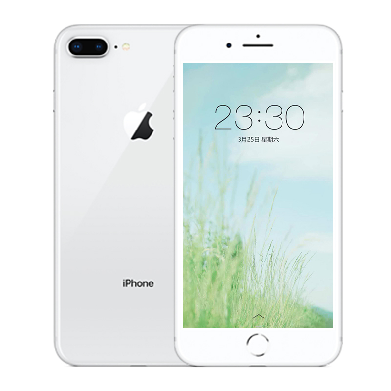 Apple/苹果 iphone8 plus 美版全新有锁 智能手机 苹果8plus 64GB 银白色
