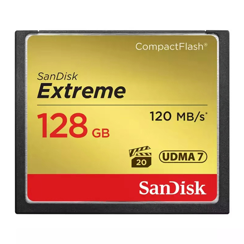 闪迪(SanDisk)128GB CF卡 UDMA7至尊高速读120MB/s写85MB/s单反相机存储卡