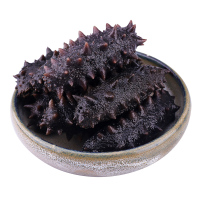 海洋岛 大连野生海参 盐渍辽参 拉缸盐半干海刺参礼盒31-35头500g