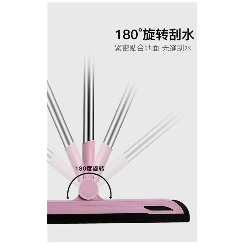 全新环保熟胶加厚加大扫把簸箕套装加长梳齿更耐用软毛家用笤帚头 [加厚加大更耐用] 1件套 单刮水器