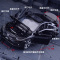 仿真本田Honda思域civic合金车模金属汽车模型摆件玩具车男孩 JK雅阁[黑色款-礼盒装]