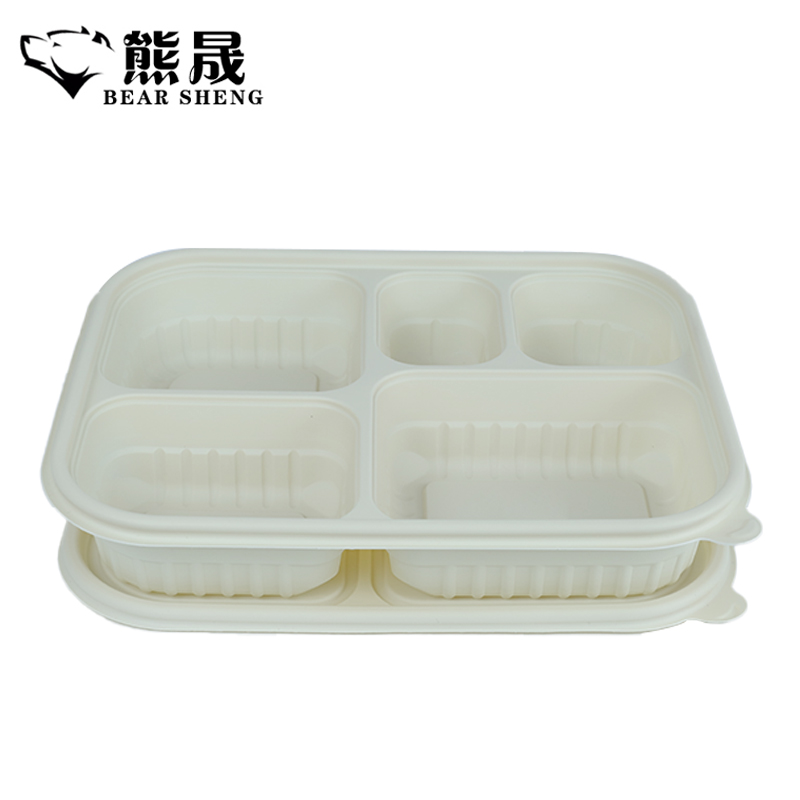 熊晟 生物基可降解一次性餐盒 1200ml 200个/箱高清大图