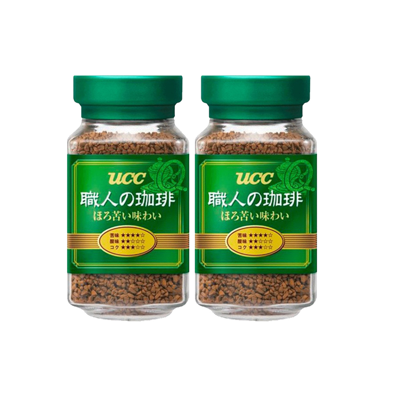 Ucc速溶咖啡日本ucc悠诗诗进口精品速溶咖啡粉90g 职人咖啡无糖黑咖啡纯咖啡 两罐装 价格图片品牌报价 苏宁易购i Deal 国际海外专营店