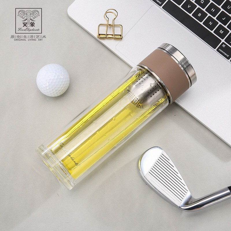 火象卡柏泡茶师玻璃杯300ml个高清大图