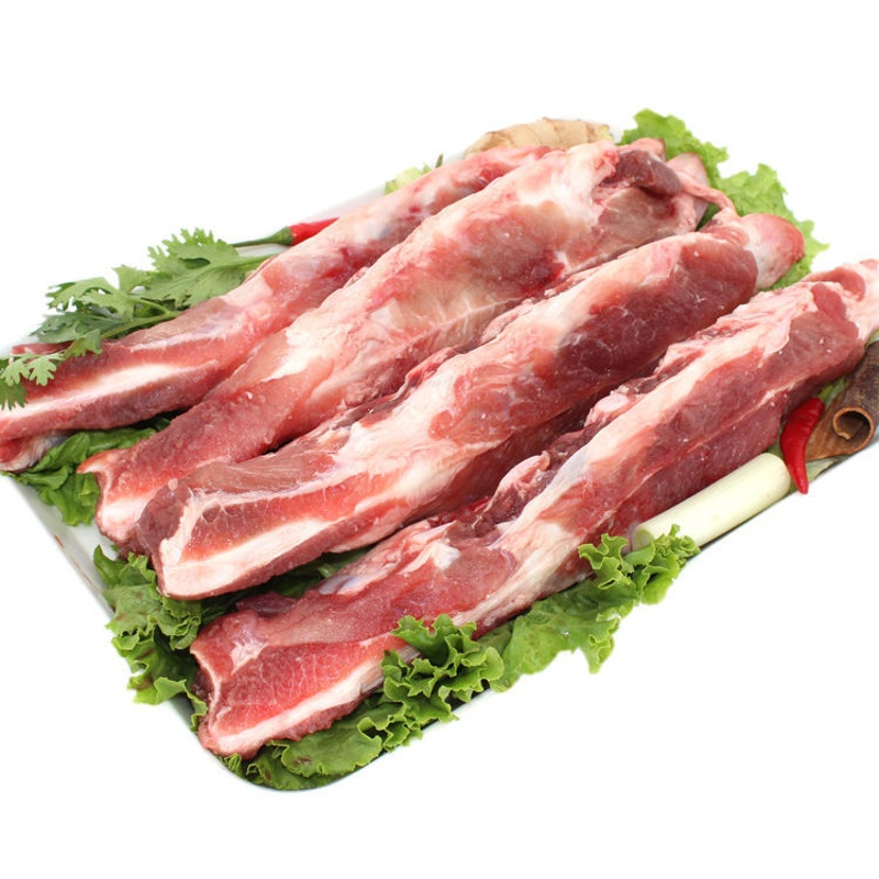 猪胸骨新鲜猪脆骨猪软骨猪排骨带肉猪大骨筒骨3斤非常实惠