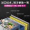 乐创(lecon)1.8米双温工作台乐创冷藏工作台厨房保鲜冷冻柜商用冰箱平冷冰柜水吧台奶茶店设备1.8*0.6*0.8米