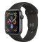 Apple Watch Series4 智能手表GPS+蜂窝网络款 44毫米 深空黑色不锈钢表壳搭配黑色运动型表带/TP