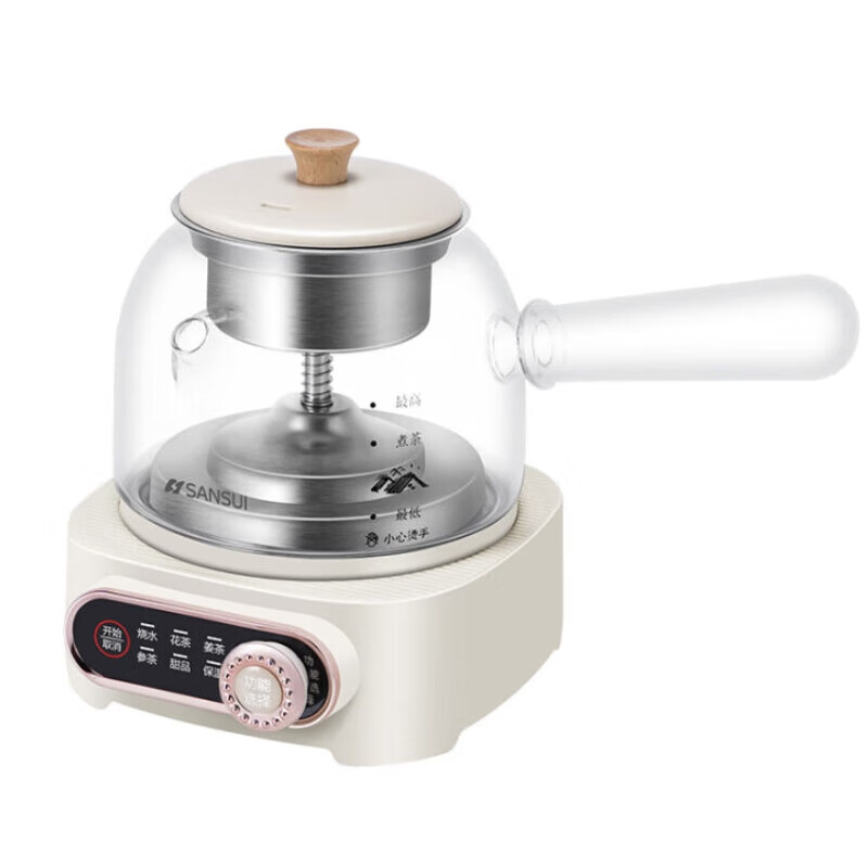 SANSUI 养生壶 容量烧水壶 煮茶器智能煮茶壶 办公室电水壶花茶壶S-ZC4101高清大图