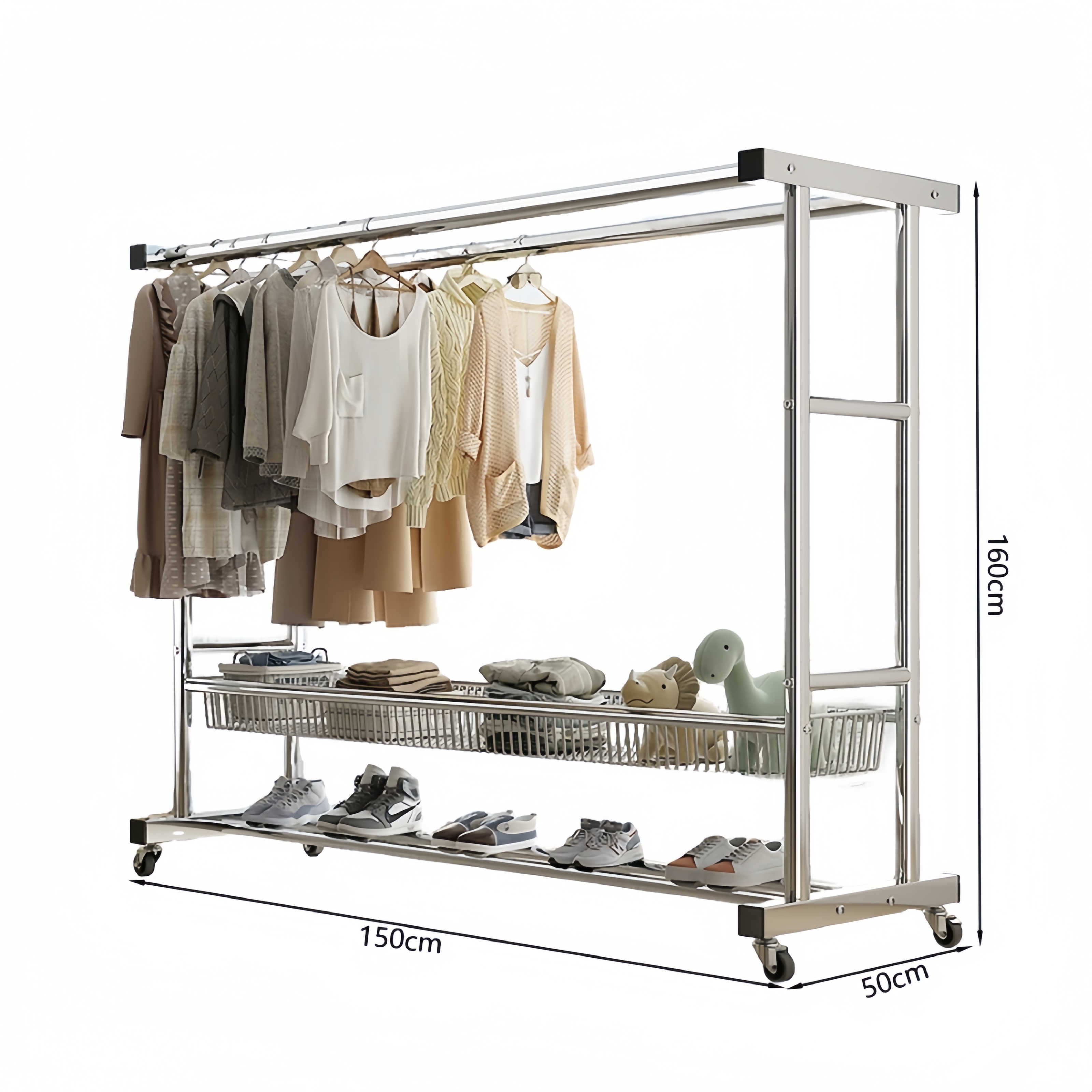 珂攸洋移动晾衣架个 150*50*160cm