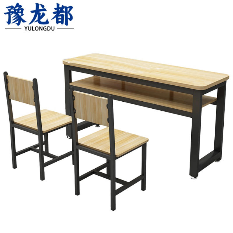 豫龙都 学习桌椅 120cm 套高清大图