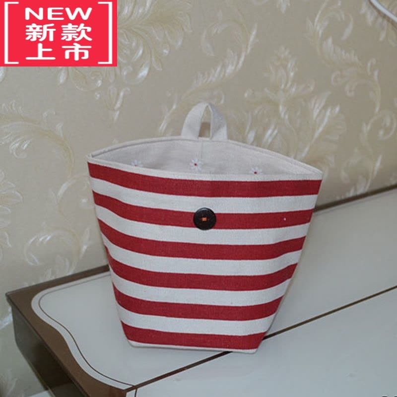 可莉允挂墙上的收纳袋包包墙挂袋蓝色布衣柜袜子可洗置物架布艺手机收纳图片