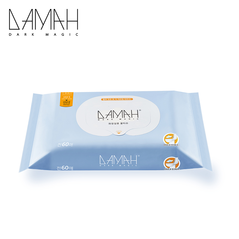 黑魔法(DAMAH DARK MAGIC) DAMAH湿厕纸60抽*1包