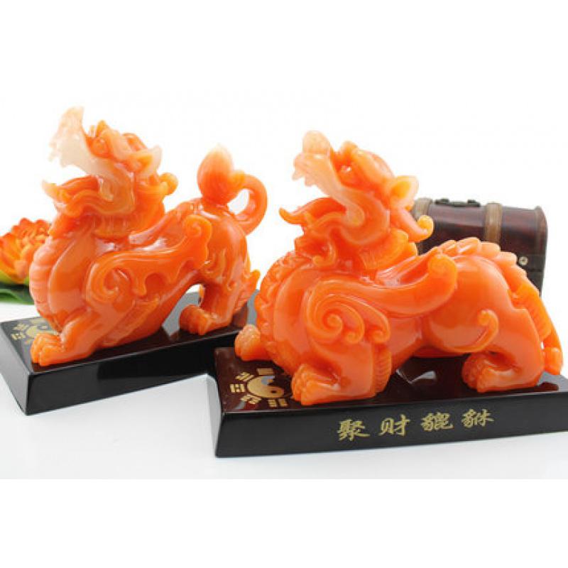 美帮汇貔貅摆件一对大号电视柜客厅酒柜家居玄关装饰品店铺开业礼品高清大图