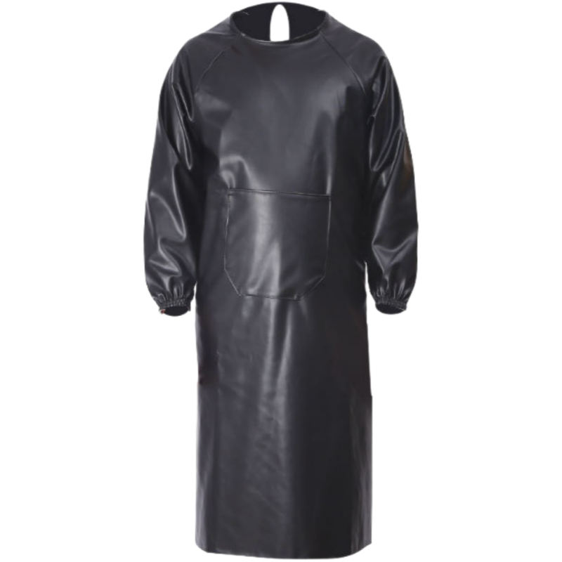 岱润 围裙 皮革带袖 条高清大图