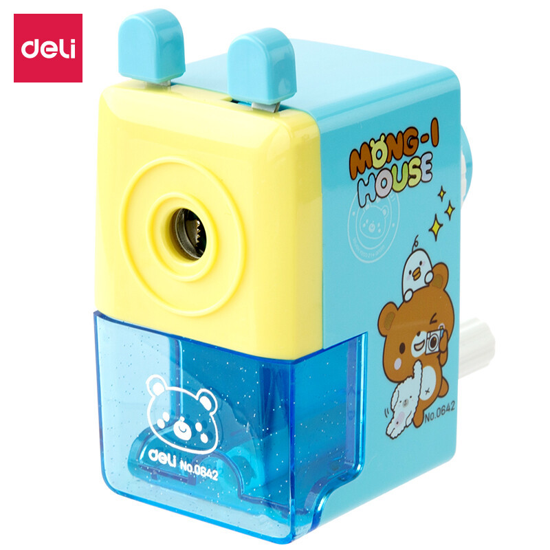 得力(deli) 0642削笔机(蓝色)高清大图