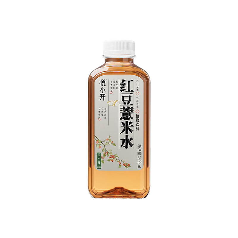 茶小开 红豆薏米水 500ml*15瓶 箱高清大图