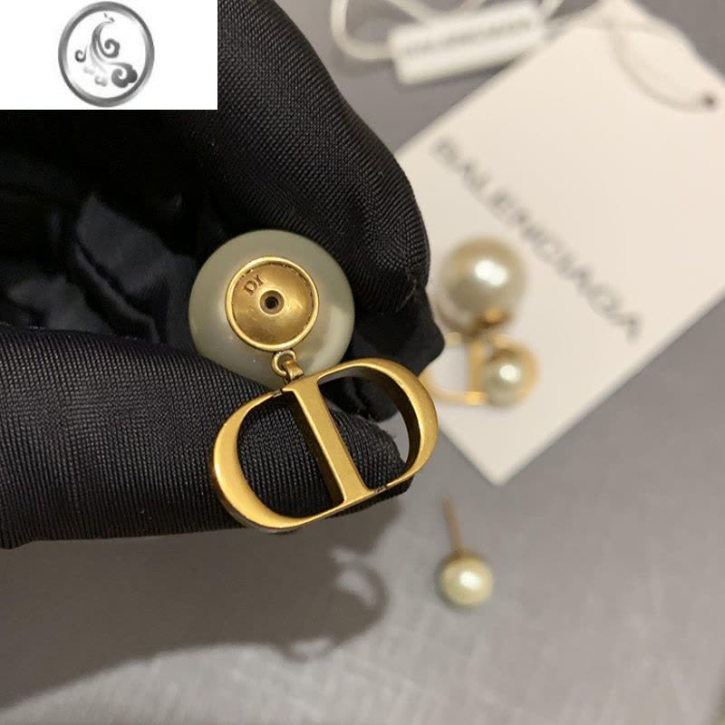 JiMiD家CD珍珠耳坠小众设计感高级复古耳环2023年新款潮气质轻奢耳饰图片