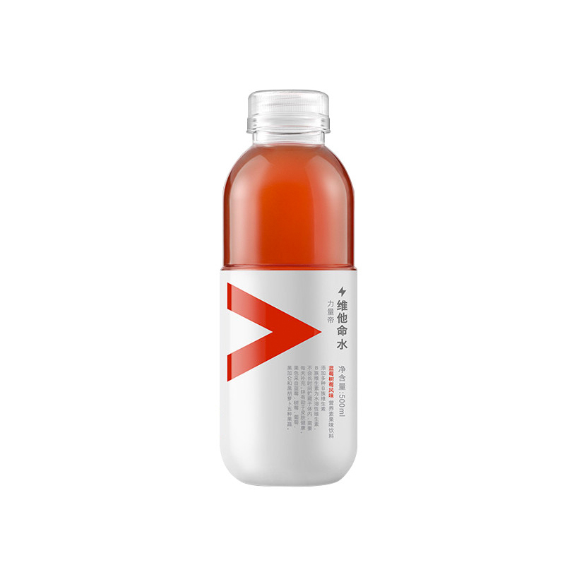 农夫山泉力量帝维他命水果味营养素饮料（蓝莓树莓风味）500ml*24瓶整箱 哪吒同款