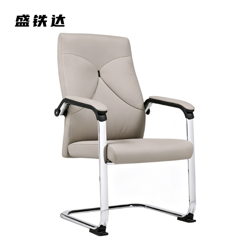 盛铁达 办公椅电脑椅弓形椅皮椅1060*600*620mm STD-BGY306 把高清大图