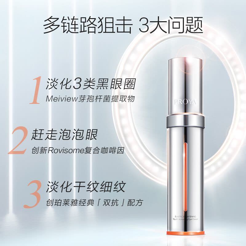 (PROYA)珀莱雅套装组合 双抗亮白组合 双抗精华30ml+小夜灯眼霜20ml 保湿补水 新老款随机发图片