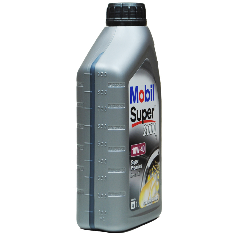 [半合成机油]Mobil美孚 欧洲进口 速霸Super2000 10W-40 SL级 1L
