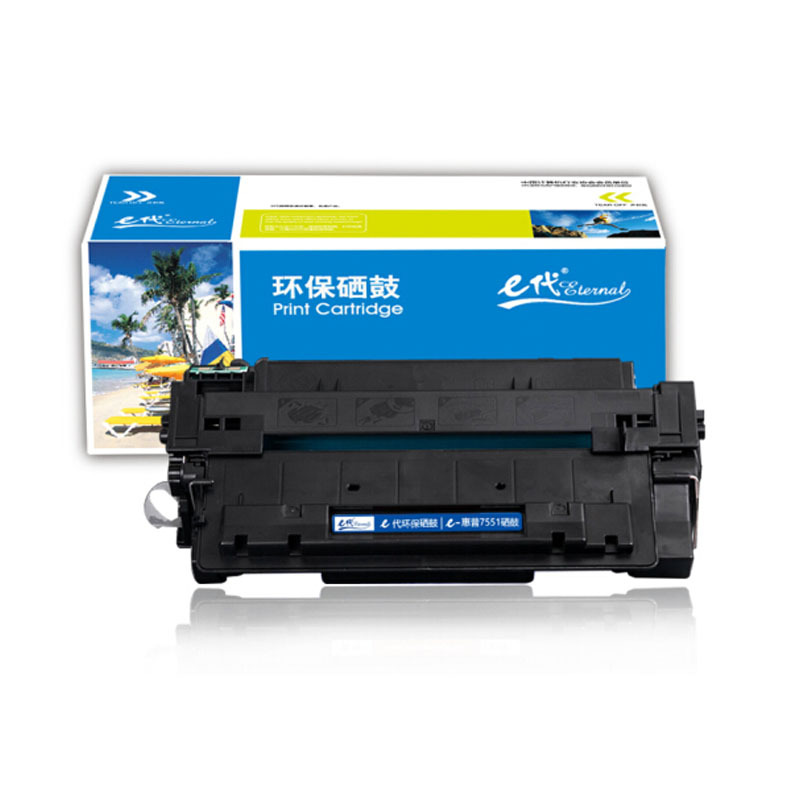 e代 Q7551A硒鼓 适用于惠普HP P3005/P3005d/3005dn/M3027MFP/M3027xMFP