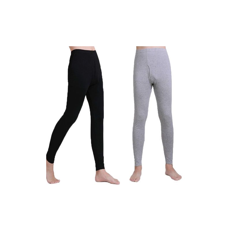 男士莫代尔秋裤男单件薄款空调裤中老年大码男衬裤打底裤线裤