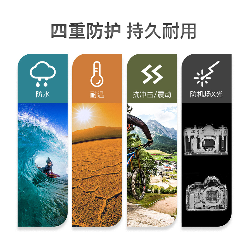 金士顿128GB UHS-I Class10 SDXC存储卡(SDS/128GB) 相机存储卡高速摄像机数码相机用SD卡
