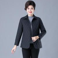 迪鲁奥（DILUAO)中老年秋冬季棉衣妈妈装小棉袄上衣中年妇女新款轻薄棉服年轻外套_786 3XL建议128斤-140斤 黑色