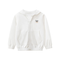 乐可爱韩版童装儿童外套帽衫女童衣服宝宝空调衫1-3-5-7-9岁学生连帽衫