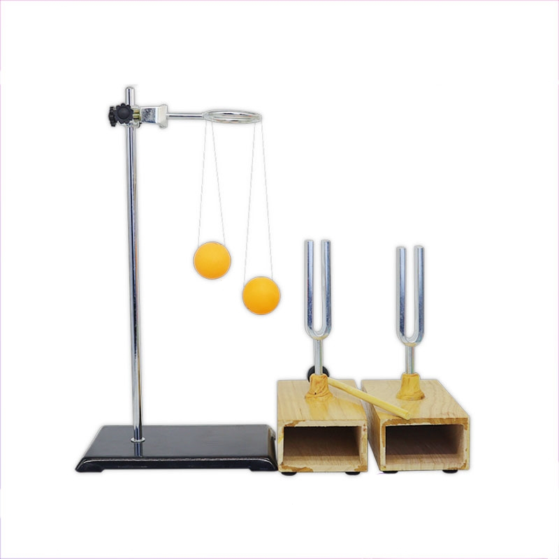 物理文具套装声学实验套装440hz共振音叉一对乒乓球2只512hz比较振幅