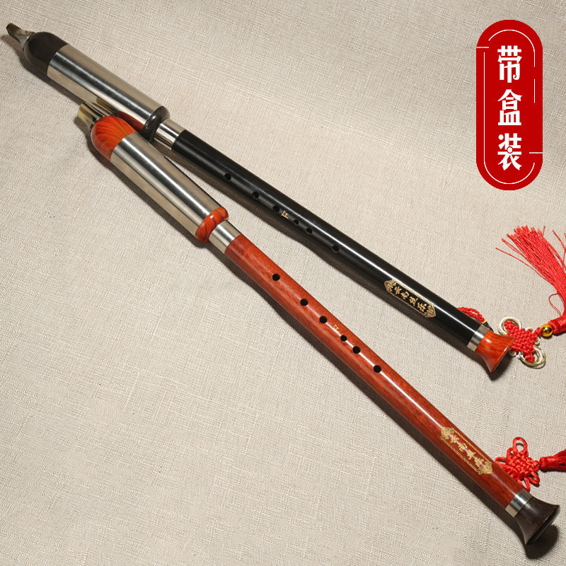 苏锡琴坊 全黑木f调竖吹乐器 赠送巴乌专用乐器巴乌