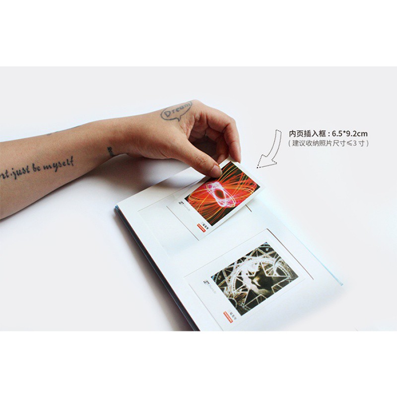 -拍立得相册3寸插页相册影集纪念品创意DIY生日S号 三维工匠 闪耀绿S高清大图