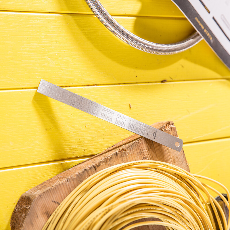 得力(deli) 钢直尺(银)150mm(10个)